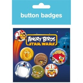 Resim Rozet Seti - Angry Birds Star Wars Rebellion Pack 
