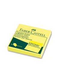 Resim Faber-Castell Yapışkan Notluk 75X75Mm Sarı 