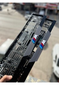 Resim Bmw M Logolu Mat Pleksi Plakalık 