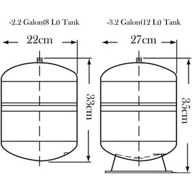 Resim Tr Tank Su Arıtma Cihazı Tankı 12 Lt 