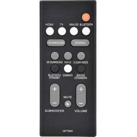 Resim Remedy Yamaha ATS-1080 ATS1080 YAS-108 Için VAF764 Hoparlör Uzaktan Kumandası (Yurt Dışından) 