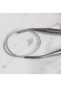 Resim Loren Crafts 7 Mm Çelik Misinalı Şiş 40 Cm 