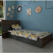 Resim Myniture Home & Living Trend Karyola Q4027-5 Ceviz Antrasit 