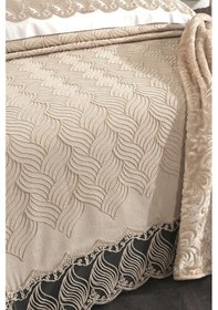 Resim Çeyiz Diyarı Anka 10 Parça Battaniyeli Çeyiz Seti Bej Bej 