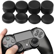 Resim Ps4 Dualshock 4 Kollar Için [4 Çift / 8 Adet] Silikon Analog Başlığı 