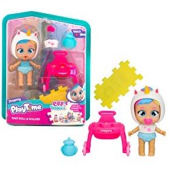 Resim Cry Babies Play Time Mini Bebek ve Yürüteç 923218 