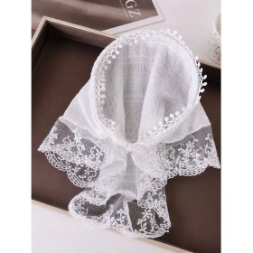 Resim Emk Shop Güpür Detaylı Bohem Taç Bandana 