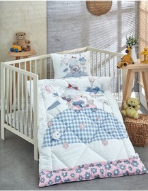 Resim Komfort Home Ranforce Bebek Yorgan Seti Pamuk / V13 