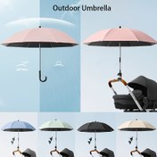 Resim Kompakt Katlanabilir Güneşlik Şemsiyesi - Büyük Kanopi, UV Koruma, Plaj, Bahçe ve Evcil Hayvan Kullanımı için Taşınabilir, Patio Sandalye Kılıfı Dahil, Plaj Sandalye Kılıfı | Ergonomik Tasarım | Dayanıklı Demir Çerçeve, Plaj Sandalye Kılıfı 