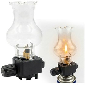 Resim Powermaster Pm-28778 Cam Fanuslu Gaz Kartuş Uyumlu Nostaljik Kamp Lambası Aydınlatma Diğer 