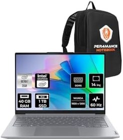 Resim LENOVO ThinkBook 14 G8 Ultra 7 255H 40GB 1TB SSD 14" FHD+ FDOS Dizüstü Bilgisayar & PER4 Çanta 