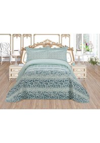 Resim Çeyiz Diyarı Aysu Çift Kişilik Yatak Örtüsü Mint 