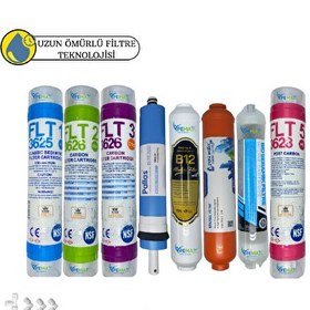 Resim Pemax Water Solutions Kapalı Kasa Su Arıtma Cihazları Sertifikalı 8'li Pallas Mebran Tatlandırıcı-B12-Mineral-Detox 