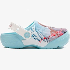 Resim Crocs Fun Lab OL Disney Frozen Çocuk Mavi Terlik 