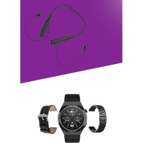 Resim Epilons Alarm Ve Titreşim Özellikli Akıllı Saat Ve Mikrofonlu Kablolu Bluetooth Kulaklık 60 Saat 