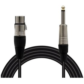 Resim Magicvoice Ld379b 6.3 Mm Mono Erkek - Canon Dişi 10 Metre Kablo 