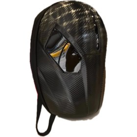 Resim LED Animasyonlu Gözlü Ekranlı Desenli Motosiklet Sırt Çantası 