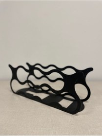 Resim Api Design Dekoratif Metal Şarap Rafı 7'li 