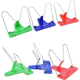 Resim Egecen® Portatif Ayarlanabilir Metal Kitap Okuma Standı Aparatı Aleti 