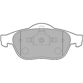 Resim Renault Laguna Ii 2.2 Dci 2005-2007 Delphi Ön Fren Balatası 