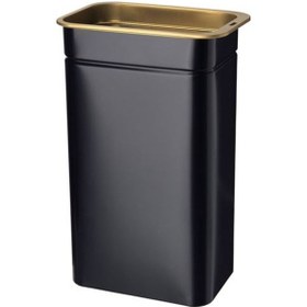 Resim Kapaklı Saklama Kutusu Çay-Kahve Kutusu Modern Ikea 11X7X20 Cm Si Siyah 
