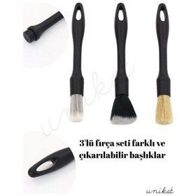 Resim 3'lü Fırçalar Farklı Ve Çıkarılabilir Başlıklar - Yeni Nesil Ürün 1 Adet 
