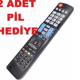 Resim Lg 42La660S Smart Tv Uyumlu Led Tv Kumanda + 2 Pil 930 