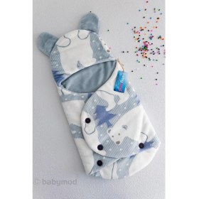 Resim Babymod Ayıcık Figürlü Erkek Bebek Kundak 