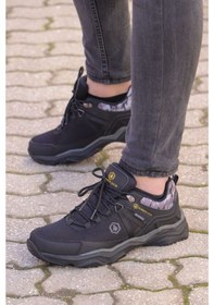 Resim Pabuçhan 0707 Trekking Su Geçirmez Erkek Spor Ayakkabı Siyah 