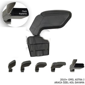 Resim OPEL ASTRA J ARACA ÖZEL KOL DAYAMA SİYAH 2010+ 