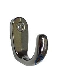 Resim Büyük Tekli Fincan Askı, Dekor Askısı - Nikel, 100 Adet, 12x23x30 Mm Tg-v 4639 