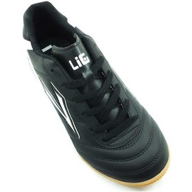Resim Lig Futsal Salon-Parkur Spor Ayakkabı Siyah Amanos 