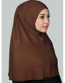 Resim Altobeh Hazır Türban Pratik Eşarp Tesettür Hijab - Namaz Örtüsü Xl Çikolata 