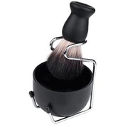 Resim Suntek Tıraş Fırçası Seti Kase Standı Fırça Ev Fırçalı 