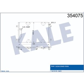 Resim Kondenser Al/Al Grand Vitara 504649166 
