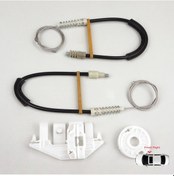 Resim Peugeot 406 8B 8E/F 1995-2004 4/5 Kapı İçin Ön Sağ Cam Kriko Seti 