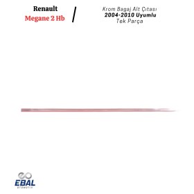 Resim Ebal Oto Renault Megane 2 Hb Bagaj Alt Çıtası 2004-2010 Arası P.çelik 