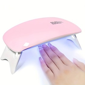 Resim Taşınabilir Mini Tırnak Kurutma Lambası - USB ile Çalışan, Katlanabilir Tasarım ve 6 UV/LED Boncuk ile Hızlı Jel Oje Kurutma - Eller & Ayak Bakımı için İdeal 
