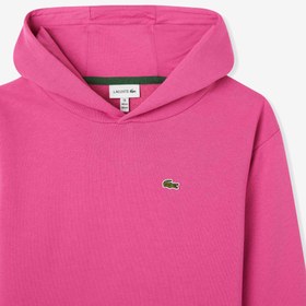 Resim Lacoste Çocuk Kapüşonlu Pembe Sweatshirt 