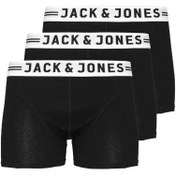 Resim Jack&Jones Sense Trunks 3'lü Erkek Boxer 12081832 (12081832) 