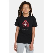 Resim Qivi Anime Dragon Ball Baskılı Unisex Çocuk Siyah T-Shirt 