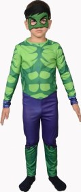 Resim Zyzqstore Maskeli Hulk Çocuk Kostümü, Kırmızı Renkli, Erkek Çocuk Kullanımı, Boyut: M Çok Renkli 