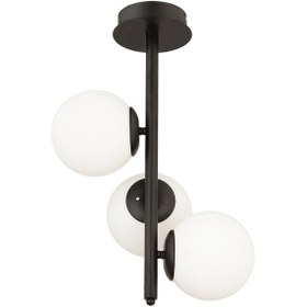 Resim Uzel 3Lü Siyah Modern Mutfak Yatak Odası Retro Salon Avize 