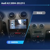 Resim Audi A3 (2005-2012) MULTİMEDYA CARPLAY 6GB RAM 128GB HAFIZA 8 ÇEKİRDEK TS10 İŞLEMCİ 