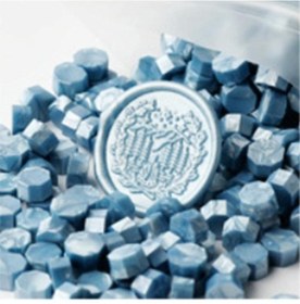 Resim Mühür Mumu 100 Davetiye Için 300 Boncuk Model: 48 Buz Mavisi 