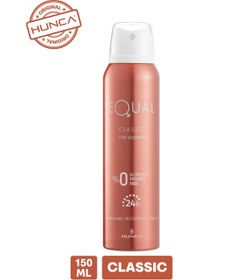 Resim Equal Classic Kadın Parfüm Seti ( Edt Parfüm 75 ml + Deodorant 150 ml ) 