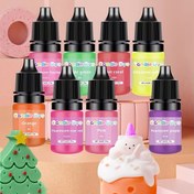 Resim 24 Renkli 5ML Yüksek Konsantrasyonlu Pigmentler, DIY El Yapımı Sabun, Aromaterapi, Mumlar ve Modelleme Kil için Kullanılan Renkli Maddeler. 