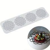 Resim 1 Adet BPA İçermeyen Silikon Mozaik Geometrik Dantel Mat - Yapışmaz, Isıya Dayanıklı, Pişirme için Kolay Temizlenir, Kek Süsleme, Şeker Yapımı, Çikolata Kalıpları - Mutfak & Restoran Kullanımı için Dayanıklı, Aksesuar, Detaylı Kalıp Tasarımı, Yapışmayan Yüzey, Kolay Temizlenebilir Malzeme 