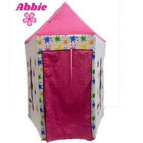 Resim Abbie Pembe Çitlenbik Şato Oyun Çadırı, Eğlence Ve Hayal Dünyası İçin İdeal Seçim Pembe 