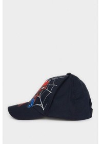 Resim Defacto Marvel Spıderman Pamuklu Cap Şapka Erkek Çocuk G0958a826smnv235 Lacivert-nv235 